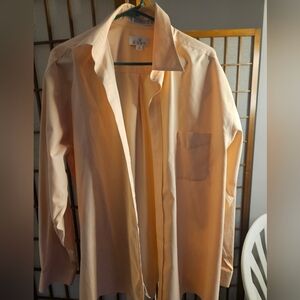 Ivory Button-Up Shirt Enro Collecrion.